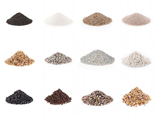Aquarium Gravel Substrate for Fish Tanks Natural Stones Perfect for Plant Growth 3-5mm (5kg, Amber)
