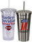 Harley-Davidson Ensemble de gobelets de course à double paroi en acier inoxydable - 473 ml et 532 ml.