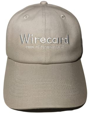 Generisch Wirecard Cap Head of Finance 2020 Dad Cap Unisex Baseballcap Die Kappe für alle Audit-Interns und Accounting-Professoren