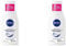 NIVEA Wasserfester Augen Make-Up Entferner (125 ml), sanfter Make-Up Entferner mit Kamillen-Extrakt und Provitamin B5, entfernt selbst wasserfeste Mascara und Make-Up (Packung mit 2)