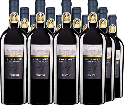 Farnese Vini 12er Vorteilspaket Edizione Cinque Autoctoni IGT 2019 (12 x 0.75 l)