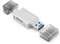 NFHK USB-C Type C/USB 2.0 to NM Nano Memory Card TF Micro SD Card Reader for Huawei Cell Phone Laptop