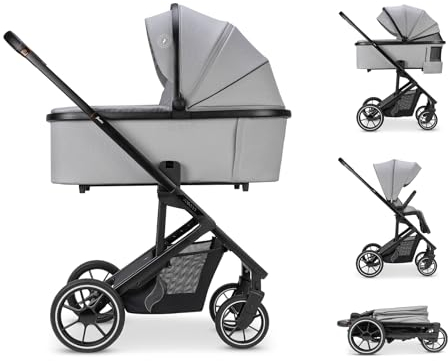 Osann Kombi-Kinderwagen Juntos inkl. Babywanne, Sportsitz, Regenverdeck - Rock