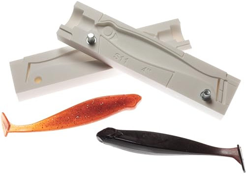 Generic Hazedong Shad Köderform, handgefertigt, weicher Kunststoff, 10,2 cm, klein, Weiß
