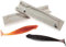 Generic Hazedong Shad Köderform, handgefertigt, weicher Kunststoff, 10,2 cm, klein, Weiß