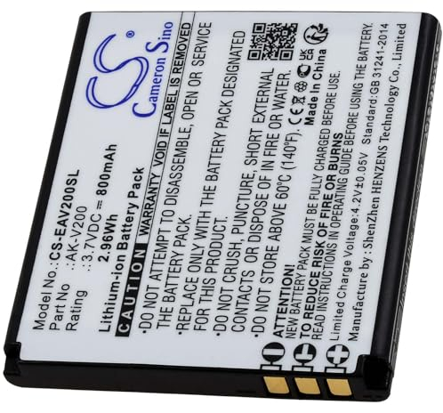 Akku kompatibel mit Emporia Typ AK-V200, 3,7V, Li-Ion