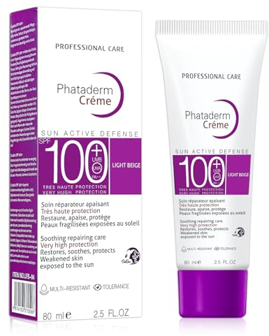 Sonnencreme LSF 100,80ml Sonnencreme für Gesicht und Körper,SPF 100 Sunblocker,Beruhigende Sunscreen,Waterproof,Nicht Fettend,Einfach Anzuwendend Sonnenschutz,für Reisen,Outdoor Sport