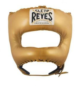 CLETO Reyes, offizieller traditioneller Kopfschutz aus Rindsleder (Gold)