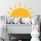 astylishome Wandsticker Kinderzimmer Mädchen Wandtattoo Kinder Sonne Fototapete Selbstklebend mit Herzen Babyzimmer Wandaufkleber Wall Sticker Sunshine 1113