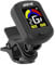 AUPHY Rechargeable Clip-On Tuner for Guitar, Ukulele, Violin - Chromatic Mode for Bass, Banjo, Mandolin etc - 440Hz Fixed Standard Tuning with LED Display & Auto Shut Off(Type-C cable not included)