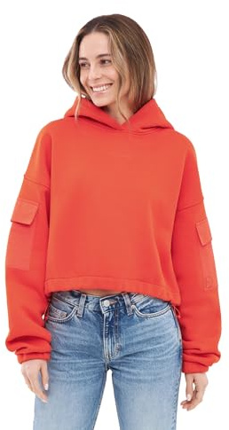Johnny Urban Cropped Hoodie Damen & Herren - Carly - Kurzer Kapuzenpullover mit Oversized Fit - Crop Pullover Sweatshirt mit Kapuze Kurz - Oversize