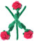 Mobestech 3Piezas Artificiales Flexibles para Decoración De Interiores Flores De Peluche Color Rosa para Habitaciones Infantiles y Manualidades DIY