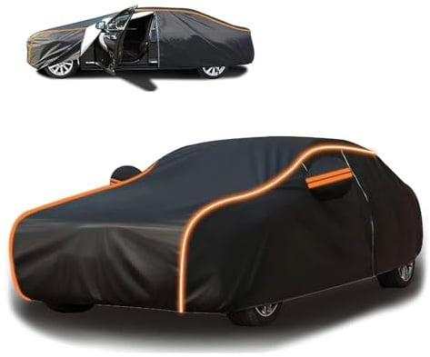 Auto Abdeckplane Wasserdicht Gemacht für Mercedes-Benz Viano 2010, Autoplane, Autoabdeckung, Atmungsaktiv UV Schutz, Regenfest und schneesicher nyn24
