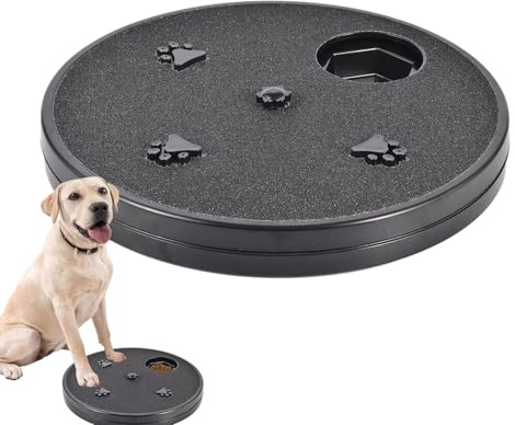 Kanoauo Hundekratzbrett Für Krallen,Leckerli Spielzeug Kratzbrett Puzzle - Drehbares Hundekrallen Brett | Für Krallen Indoor Boden Training Futtersuche Schnüffeln