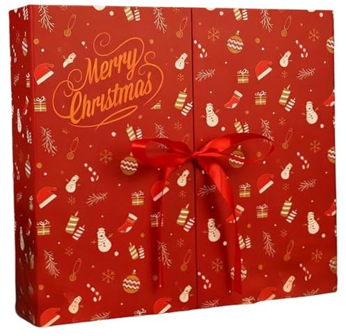 Adventskalender-Boxen | Leere Adventskalender zum Befüllen, selbstgemachte 24-Tage-Countdown-Weihnachtskalender-Boxen für Weihnachtsdekoration