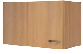 Smart Möbel Küchen Hängeschrank 60 cm Buche Küchenoberschrank mit Drehtür Wandschrank Küche Oberschrank Namu