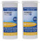 POWERHAUS24 100 Teststäbchen 3 in 1 Teststreifen 2er Pack Teststrips für Aktivsauerstoff, pH Wert und Algenschutz, für Pool und Whirlpool, 2 x 50 Stück