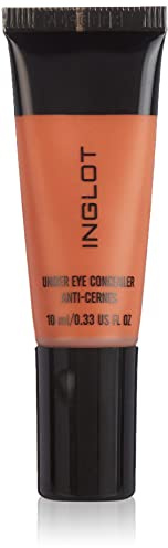 INGLOT Concealer für die Augenpartie 103, Orange, 10 ml | Cremiger Concealer deckt Unreinheiten und Augenringe ab für ein glattes, makelloses Finish. Alkohol- & parfümfrei.
