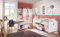 Möbel-direkt Jugendzimmer Cindy 5 Teile mit 3 türigem Kleiderschrank von Wimex Prinzessinnen Zimmer mit Spiegelschrank, Funktionsbett, Schreibtisch, Rollcontainer und Regal …
