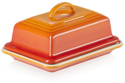Le Creuset Beurrier en grès, 900 g, 17 x 12,5 x 9 cm, Volcanique, 80837170900003