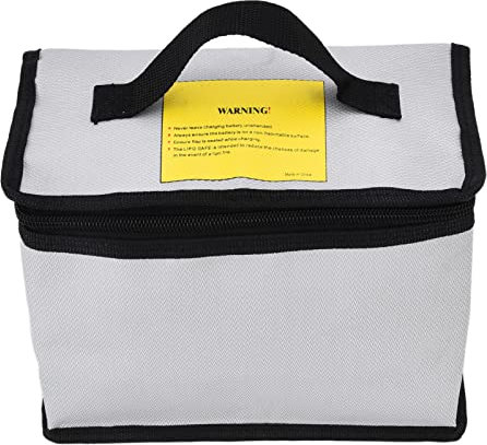 Lipo Safe Bag Batterieladetasche, Lipo Battery Guard Safe Bag, Feuerfeste Explosionsgeschützte Großraum Lipo Akku Aufbewahrungsbox Zum Aufladen und Aufbewahren