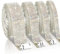 EANLOLY 4 Rollen Selbstklebende Kristall Strass, Strasssteine Band Selbstklebend DIY Diamant Bling Band für Kunsthandwerk Event Party (Kristall AB)