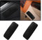 JNNJ 2 Stück Auto Konsole Pad, Auto Tür Armlehne Kissen und Beinpolster, Leder Knie Pad, Fahrerseite Konsole Knie Unterstützung Pad, Auto Innenzubehör(Schwarz)