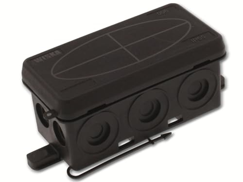 Kabelabzweigkasten 86x44x41mm schwarz WISKA KA 006 BK
