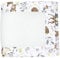 TupTam Gitterstäbe Schutz Netz Babybett Nestchen 3D Mesh 2 Pack, Farbe: Extra Dickes 8mm Netz/Wilde Tiere Beige, Größe: ca. 128 x 30 cm (für Babybett 140x70)