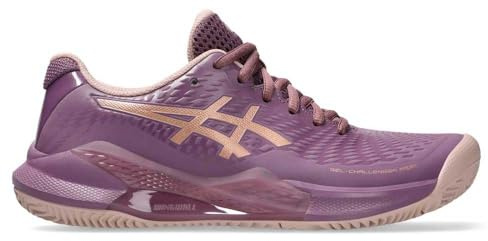 ASICS 1042A232-500 Gel-Challenger 14 Padel Damen Dark UBE/Rose Gold EU 41.5
