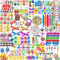 WAORZMK 428Pcs Party Favors Fillers for Kids, Pinata Toys Birthday Gift Bags, Classroom Rewards Lucky Dip Prizes for Boys Girls