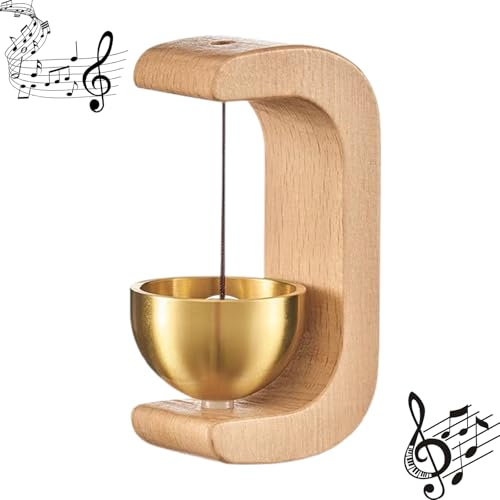 Door Chime, Door Chime When Door Opens, Magnetic Shopkeepers Bell Cute Door Chime Simple Design Easy to Use Bell for Refrigerator, Room, Garden, Home Garden Windchime Housewarming Gift