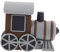 Milisten Décoration gâteau petit train décoration de fête de train vintage décor de train décorations de fête de voiture décorations de gâteau de voiture de course Grey