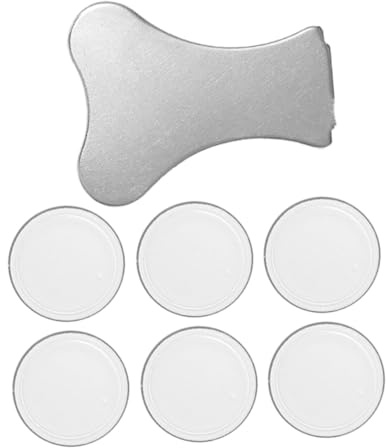Alipis 7 Stück Keramik Ersatzscheiben 20mm für Nebelmaschinen zur Verbesserung der Luftqualität mit Edelstahlmaterial und Einfachem Austausch für Steingarten Luftbefeuchter