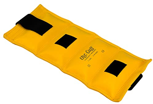 CanDo Gewichtsmanschette, Hand- und Fußgelenkgewichte, 3,2 kg, lemon