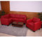 Modular Sofa-System Couch-Garnitur Lyon 4-1, Kunstleder - rot