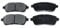Blue Print ADM54294 Brake Pad Set, pack of four