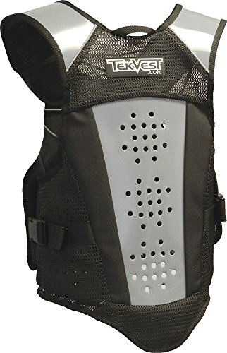 Tekvest Crossover Mens Protective Vest Black LG