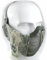 ATAIRSOFT Tactical Airsoft CS Demi-Masque de Protection en Nylon avec Masque Anti-Bruit ACU