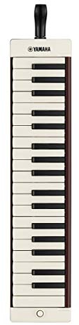 Yamaha P-37EBR Pianica - Instrumento melódico y portátil de 37 teclas con boquilla y estuche de transporte, para adultos, principiantes y aquellos que quieran retomarlo, en marrón