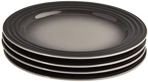 Le Creuset Stoneware Set of 4 Salad Plates, 8.5 each, Oyster