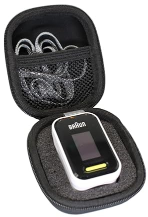 GUBEE Hart Reise Tasche Case für Braun Healthcare Pulsoximeter Beurer PO Pulsoximeter Fingeroximeter
