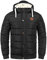 Blend BHFrederico Herren Winterjacke Steppjacke warme Jacke gefüttert mit Kapuze Kordelzug Eingrifftaschen Regular fit, Größe:2XL, Farbe:Black (70155)