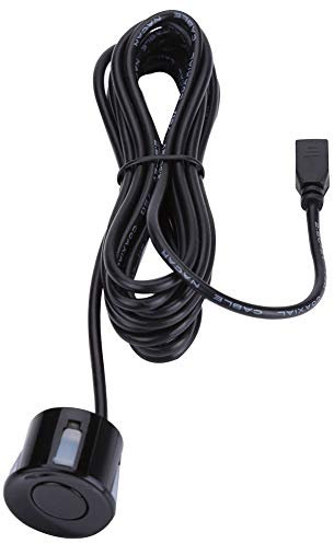 Sensor de estacionamiento, Accesorio de asistencia de estacionamiento del sensor de asistencia de estacionamiento, 4 piezas/Coche(Negro), Negro