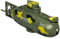 TOYANDONA 3.7V RC Submarine Model Diving Boat Remote Control Rechargeable Electric Ship Age 3+ (Green)