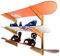 StoreYourBoard Snowboard-Wandregal, Skiständer für 3 Snowboards, Holz Zuhause und Garage, natur