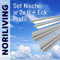 Noriliving Aluminium Profil Set für 3mm Aluverbund Duschrückwand (Silber matt) - bestehend aus 2x Abschlussprofil und 2x Eckprofil