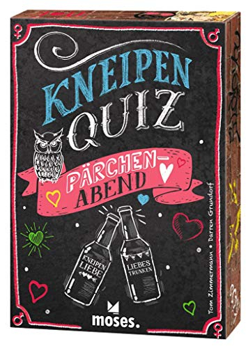 moses. Kneipenquiz – Pärchenabend, Pub-Quiz für einen Abend unter Paaren, 3. Ergänzungsset mit 250 neuen Fragen, Gesellschaftsspiel für Erwachsene ab 16 Jahren