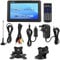 Hopcd Portable Car Digital TV, 7/9/10 1080P Portable Digtal Televisions with Freeview for Analog/Digtial TV/ATV, Multimedia TV Player for Campers/Caravans(Black 7)