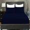 British Home Bedding Percale Extra Deep 16inch/40CM Fitted Sheet - Easycare Non iron and Anti Wrinkle Easy Iron Deep Fitted Sheet (Navy, Double)